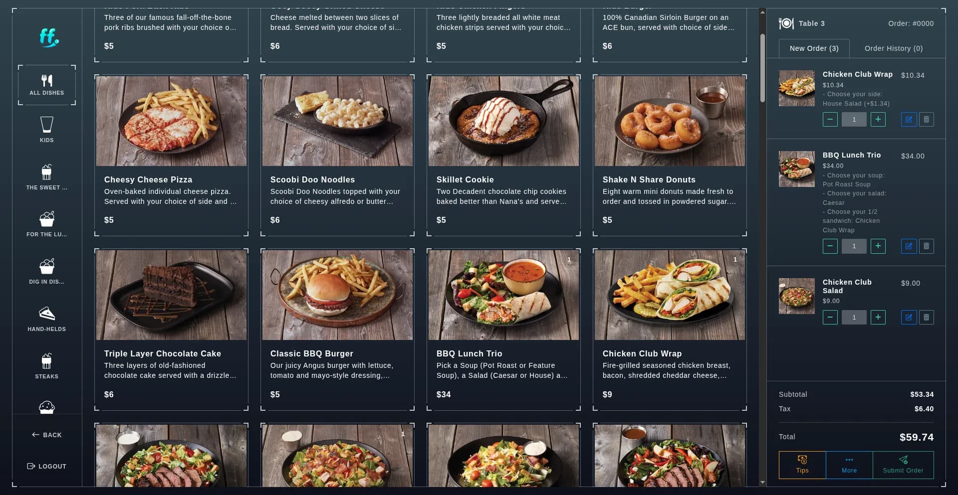 Toffer restaurant order management